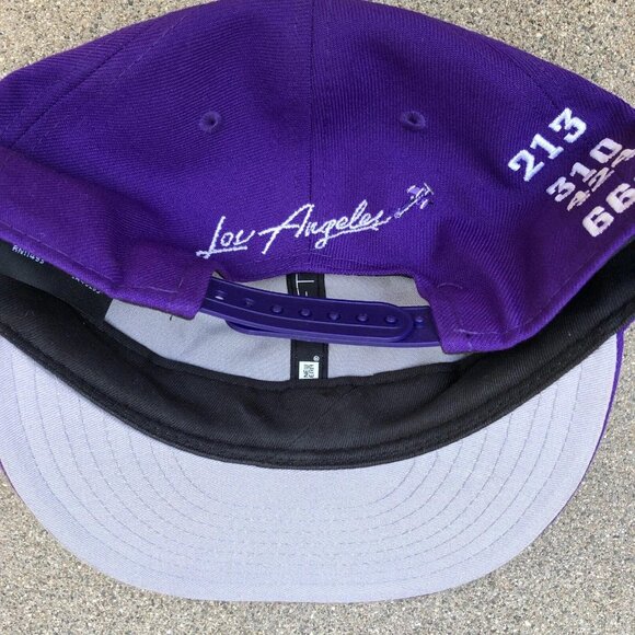 NEW ERA Los Angeles Lakers Local Snapback Hat 9Fifty LA City of Angels Hollywood - Picture 6 of 10